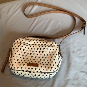 Fossil Tiny Hearts Crossbody Purse